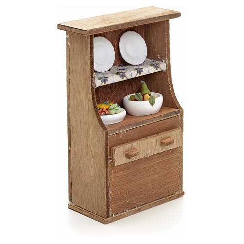 Credenza con piatti presepe 2