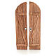 Nativity accessory, resin arched double door s1