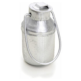 Nativity accessory, milk metal container for do-it-yourself nati