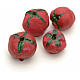 Nativity accessory, tomatoes for do-it-yourself nativities, 4pcs s1