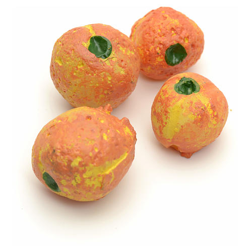 Orangen für Selber-Bauen-Krippe 4 Stk. 1