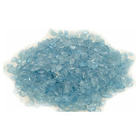 Cascalho presépio vidro azul 300 gr