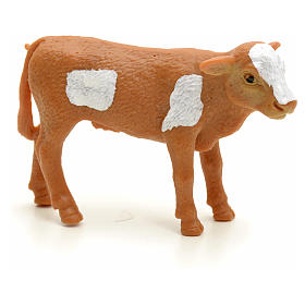 Animales para el pesebre: Becerro marrón pesebre 10 cm Animales para el pesebre: Becerro marrón pesebre 10 cm