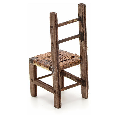 Silla de ratán pesebre napolitano cm 10 2