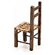 Krzesło plecione szopka z Neapolu 12 cm s2