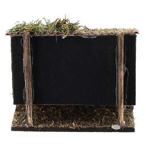 Neapolitan nativity accessory, cage with hens 8/10cm 4