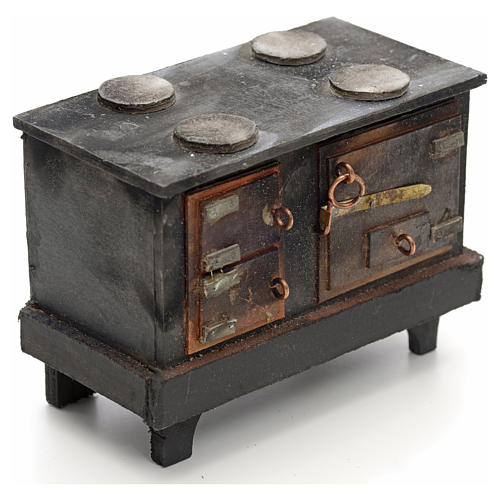 Cocina rústica pesebre napolitano cm 12 2