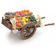 Charette de fruits en miniature crèche Napolitaine 8 cm s3