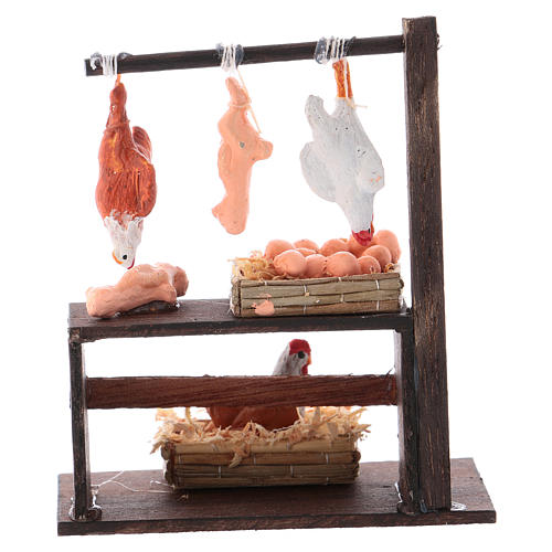 Neapolitan Nativity scene accessory, poultry shop 4