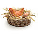 Neapolitan Nativity scene accessory, basket with hen s1