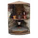 Angolo camino presepe napoletano 11,5x8x6 cm s1