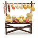 Banco salumi e formaggi presepe  9x8x3 cm s1