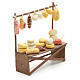 Neapolitan Nativity scene accessory, cheese and meat stall 12x11 s2