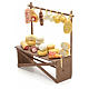 Neapolitan Nativity scene accessory, cheese and meat stall 12x11 s3
