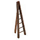 Échelle trois pieds en bois crèche h 12 cm s1