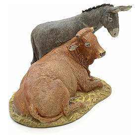 STOCK Ox and Donkey 12cm Landi Line in resin