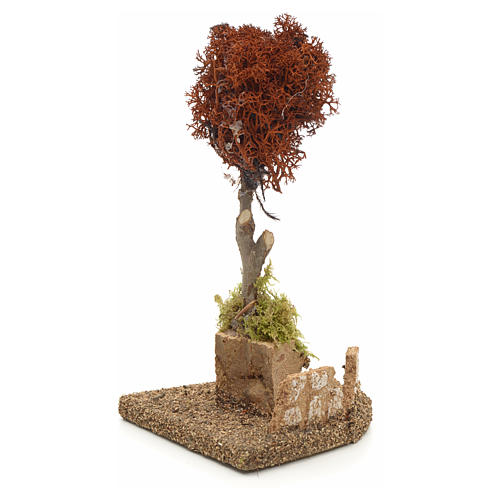 Nativity accessory, red lichen tree for do-it-yourself nativitie 2