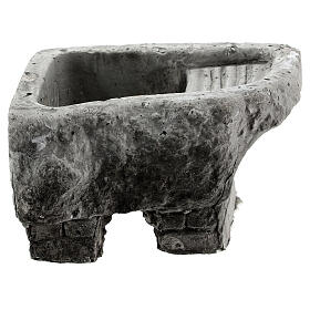 Home accessories miniatures: Washtub in plaster for nativities