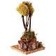 Albero lichene giallo per presepe h 18 cm s3