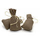 Nativity accessory, set of 3 cloth sacks H7cm s1
