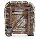 Nativity accessory, door with wall 15x13cm s1