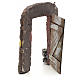 Nativity accessory, door with wall 15x13cm s3