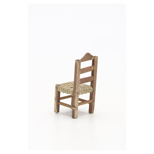 Chaise en miniature pour la crèche Napolitaine h 6 cm 4