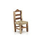 Chaise en miniature pour la crèche Napolitaine h 6 cm s1