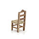 Chaise en miniature pour la crèche Napolitaine h 6 cm s2