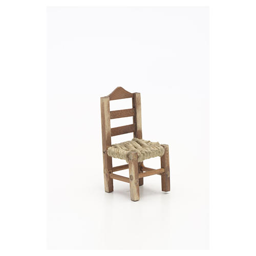 Krzesło szopka z Neapolu h 6 cm 3