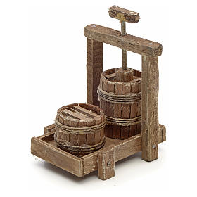 Mini Pressoir pour fromage crèche Napolitaine