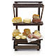 Neapolitan Nativity scene accessory, cured meat and cheese stall s1