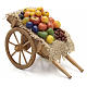 Neapolitan Nativity scene accessory, fruit and vegetable cart s1