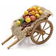 Neapolitan Nativity scene accessory, fruit and vegetable cart s2
