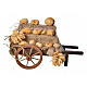 Neapolitan Nativity scene accessory, bread cart  s4