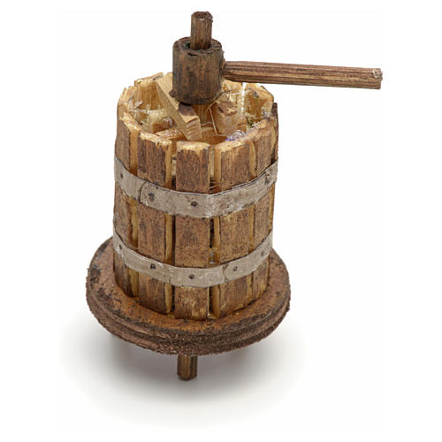 Torchio presepe Napoli 5,5x3 cm 1