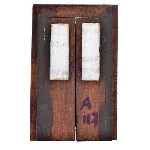 Porte en miniature crèche Napolitaine 11x7 cm 2