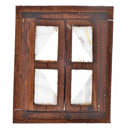 Fenêtre en miniature crèche Napolitaine 9x7,5 cm 2