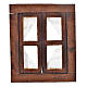 Fenêtre en miniature crèche Napolitaine 9x7,5 cm s1