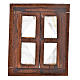 Fenêtre en miniature crèche Napolitaine 9x7,5 cm s2