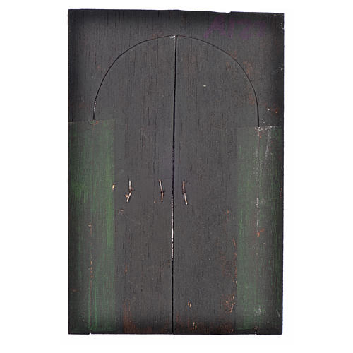 Kleine Eingangstür neapolitanische Krippe 13,5x9cm 2