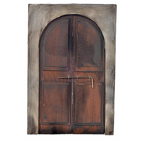 Porte en miniature crèche Napolitaine 13,5x9 cm 1