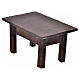 Table en miniature crèche Napolitaine 3,5x7,5x4 cm s1