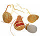 Neapolitan Nativity scene accessory, ham and cheese, 4 pieces 2x s1