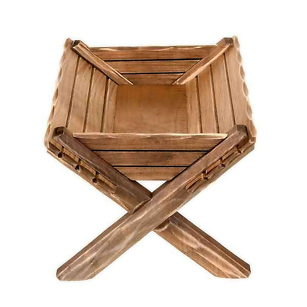 Wooden cradle for Baby Jesus statues online sales on HOLYART.co.uk