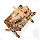 Wooden cradle for Baby Jesus statues s4