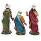 Nativity figurines, 3 Wise Men 10cm Moranduzzo in hand painted plastic s3