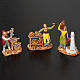 Pastori presepe gruppo 6 pz. Moranduzzo 3 cm s3