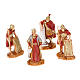 Nativity figurine, King Herod with Roman soldiers, 4 pieces 3.5cm s1