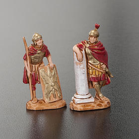 Rey Herodes con soldados romanos 4 pz. Moranduzzo 3.5 cm.